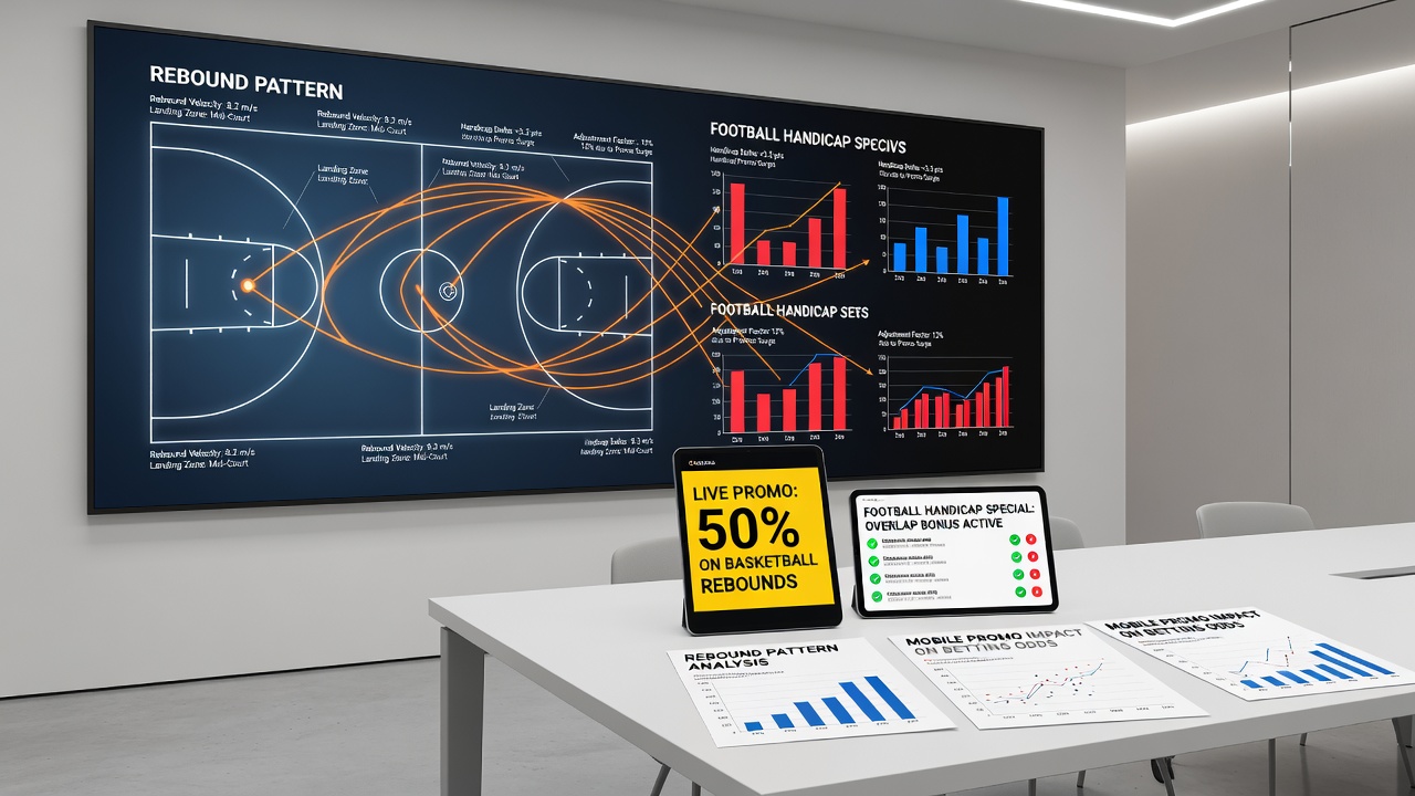 Datenströme aus Basketball, Fußball, Tennis und Pferderennen bei mobilen Promotionen