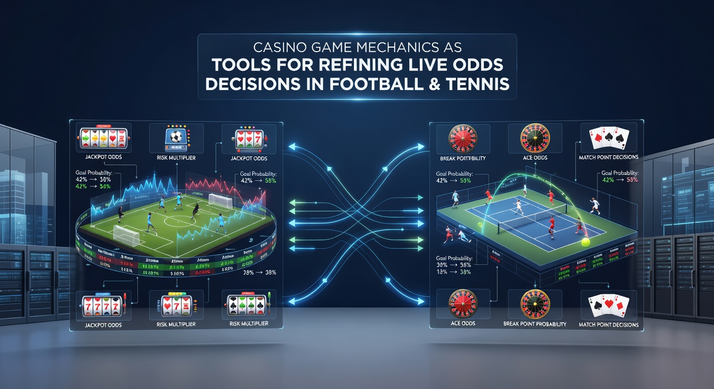 Darstellung von Wahrscheinlichkeitsmodellen für Tennis und Fußball-Wetten mit Casino-Analogien